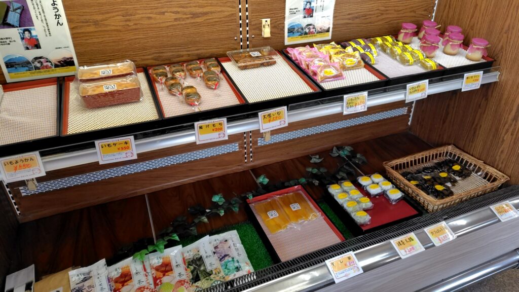 芋の力屋 子連れ ドライブ 陳列3