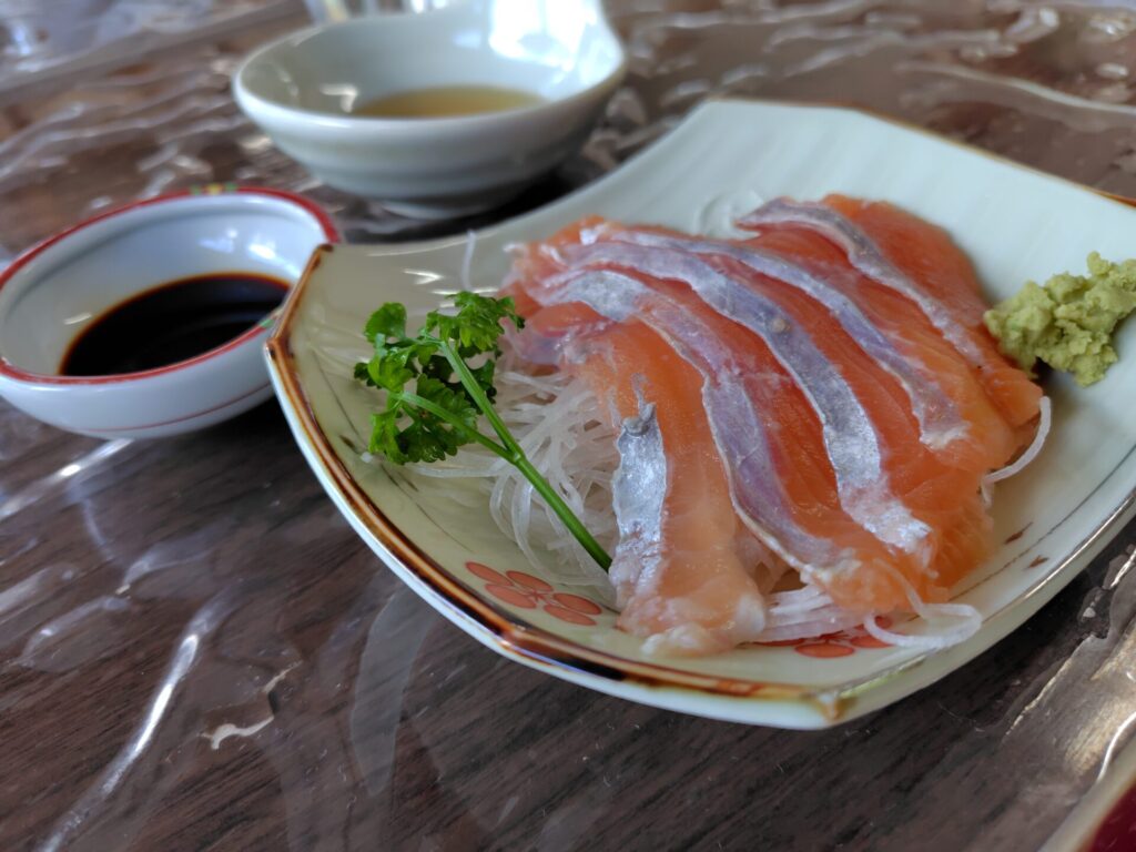 子連れ　産山水魚園　料理2