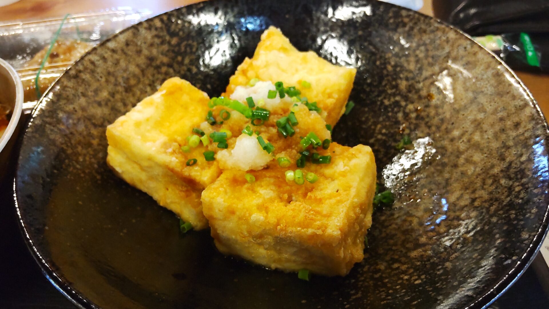 水の駅おづる　湧水茶屋　豆腐　揚げ出し豆腐