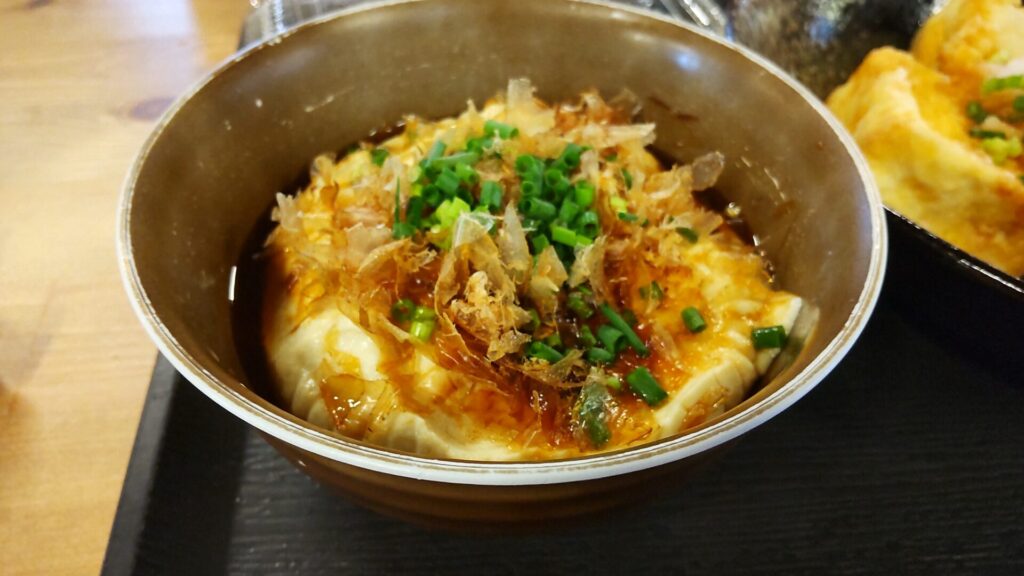 水の駅おづる　湧水茶屋　豆腐　おぼろ豆腐
