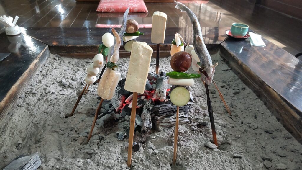 陽目の里　湧水茶屋　レジャー　田楽１