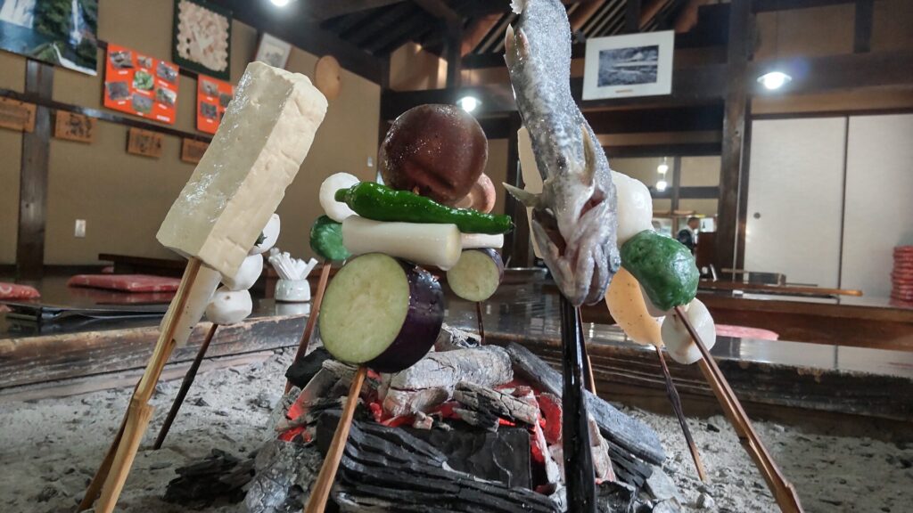 陽目の里　湧水茶屋　レジャー　田楽2