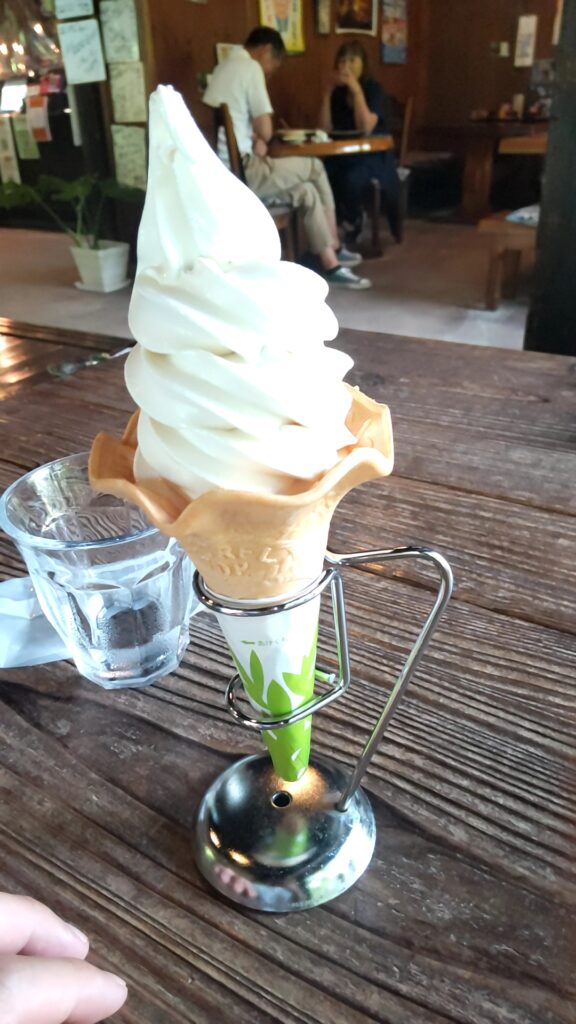 とうふ工房・豆腐料理 花びし　子連れ　古民家　ソフトクリーム