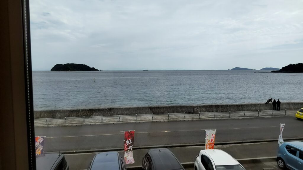 あまべの郷 関あじ関さば館　白木海岸のレストラン　子連れ　海鮮　景観