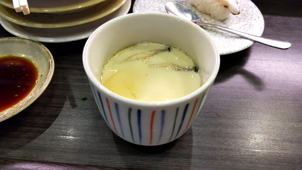 亀正　子連れ　寿司　茶碗蒸し